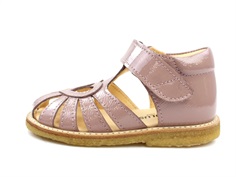 Angulus sandal rose patent with heart